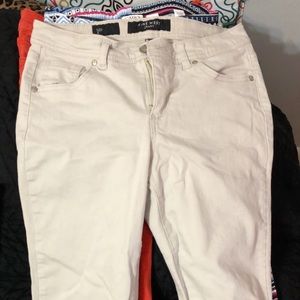 Beige capris. Lightly worn